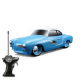 1/24 Scale 7" Remote Control Car 1966 Volkswagen Karmin Ghia -Full Color Logo